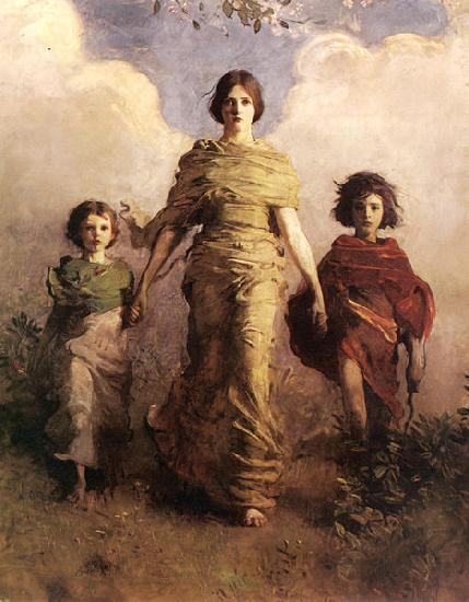 Abbott Handerson Thayer A Virgin oil painting picture